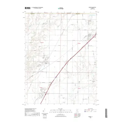 2018 Map of Worden, 2018 Print