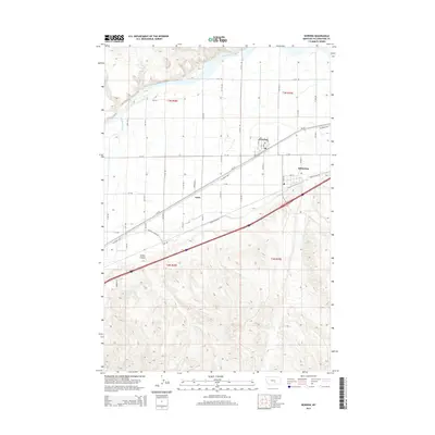 2014 Map of Worden, 2014 Print