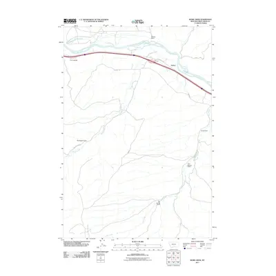 2011 Map of Work Creek, 2011 Print