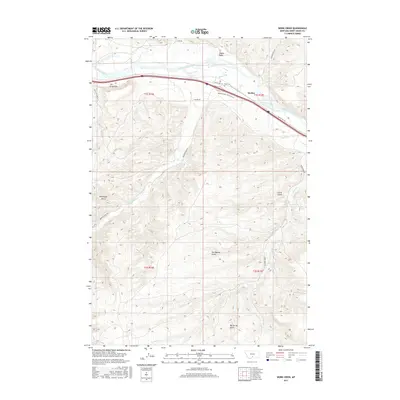 2017 Map of Work Creek, 2017 Print