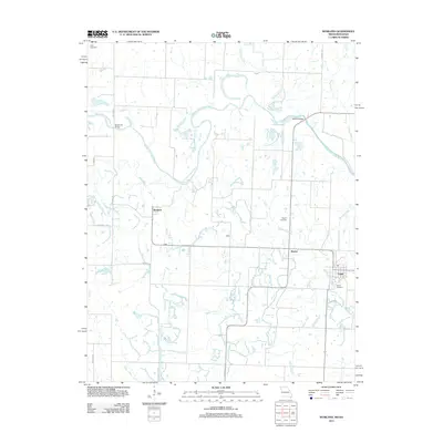 2011 Map of Worland, 2011 Print
