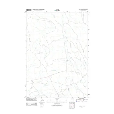 2012 Map of Worland SE, 2012 Print