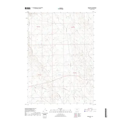 2017 Map of Worland SE, 2017 Print