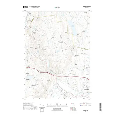 2018 Map of Woronoco, 2018 Print
