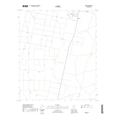 2019 Map of Worsham, 2019 Print