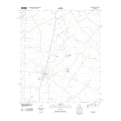 2010 Map of Wortham, 2010 Print