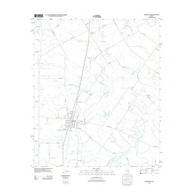 2013 Map of Wortham, 2013 Print