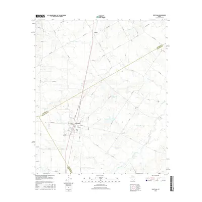 2016 Map of Wortham, 2016 Print