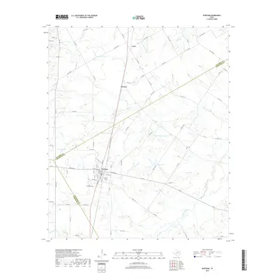 2019 Map of Wortham, 2019 Print