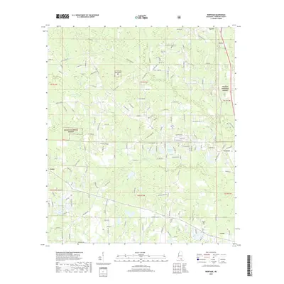 2018 Map of Wortham, 2018 Print
