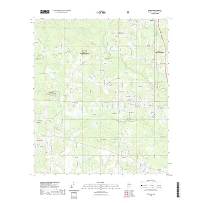 2021 Map of Wortham, 2021 Print