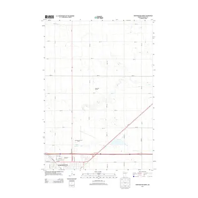 2013 Map of Worthington North, 2013 Print