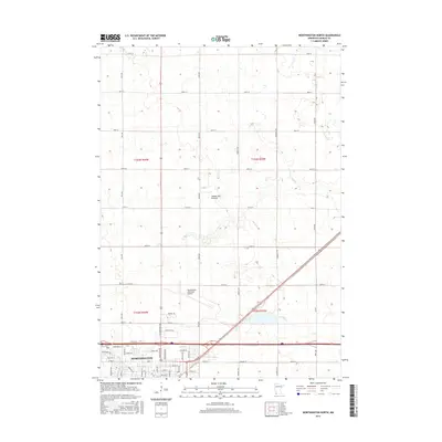 2016 Map of Worthington North, 2016 Print