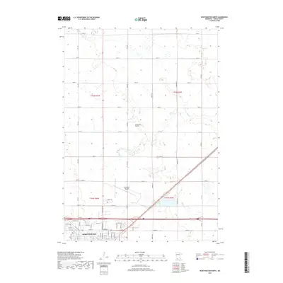 2019 Map of Worthington North, 2019 Print