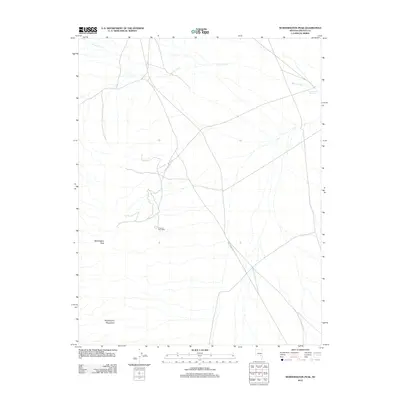 2012 Map of Worthington Peak, 2012 Print