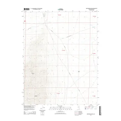 2015 Map of Worthington Peak, 2015 Print