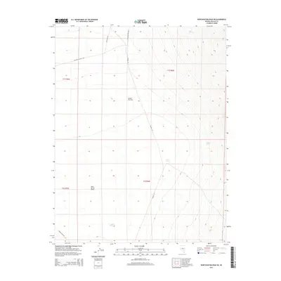 2014 Map of Worthington Peak SW, 2014 Print
