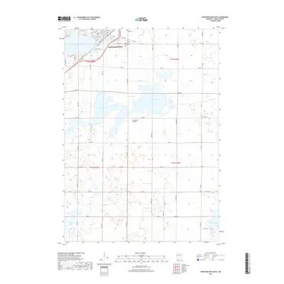 2019 Map of Worthington South, 2019 Print