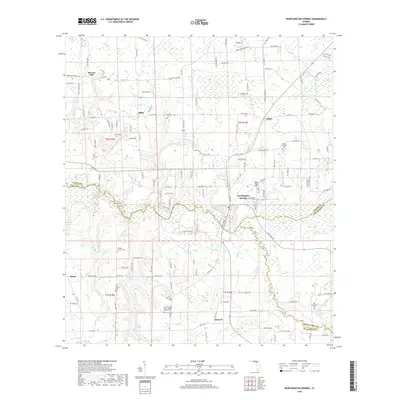 2018 Map of Worthington Springs, 2018 Print