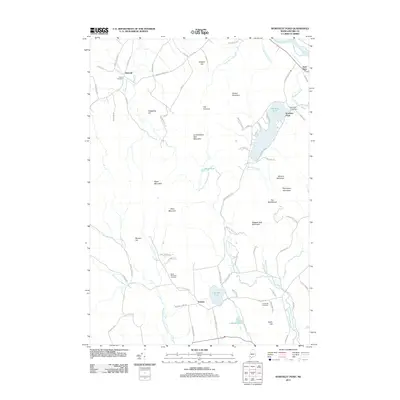 2011 Map of Worthley Pond, 2011 Print
