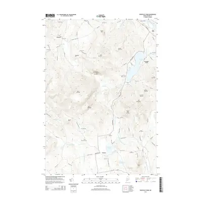 2014 Map of Worthley Pond, 2014 Print
