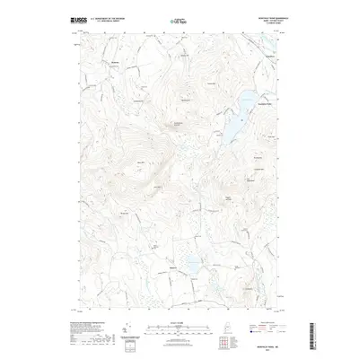 2021 Map of Worthley Pond, 2021 Print