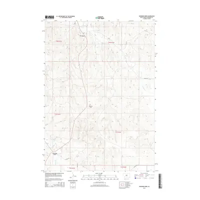 2015 Map of Wounded Knee, 2015 Print