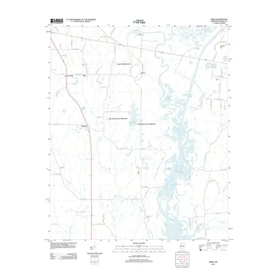 2012 Map of Wren, 2012 Print