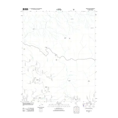 2012 Map of Wren Peak, 2012 Print