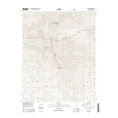 2015 Map of Wren Peak, 2015 Print
