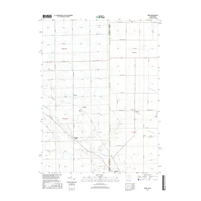 2016 Map of Wren, 2016 Print