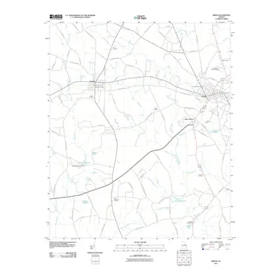 2011 Map of Wrens, 2011 Print