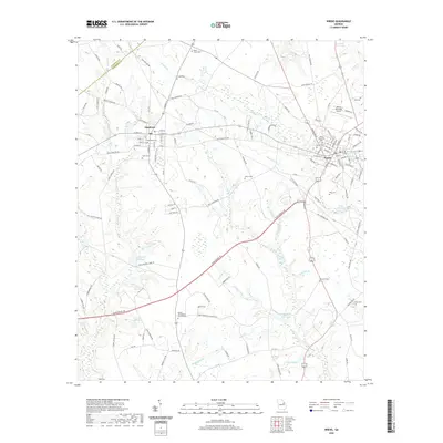 2020 Map of Wrens, 2020 Print