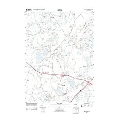 2012 Map of Wrentham, 2012 Print