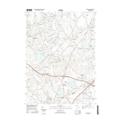 2015 Map of Wrentham, 2015 Print