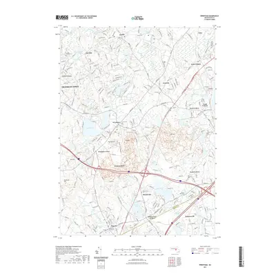 2021 Map of Wrentham, 2021 Print