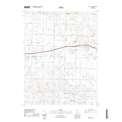 2017 Map of Wright City, 2017 Print