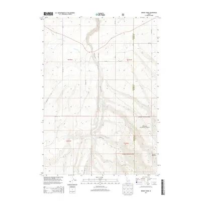 2013 Map of Wright Creek, 2013 Print