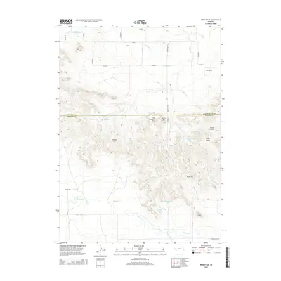 2014 Map of Wright Gap, 2014 Print