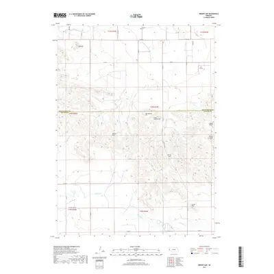 2017 Map of Wright Gap, 2017 Print