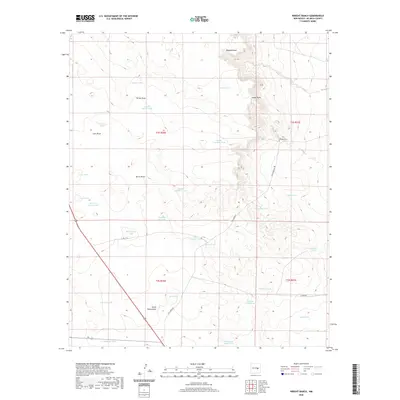 2020 Map of Wright Ranch, 2020 Print