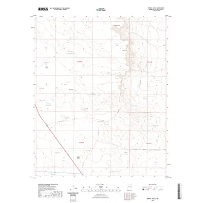 2023 Map of Wright Ranch, 2023 Print
