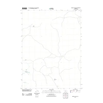2011 Map of Wright Valley, 2011 Print