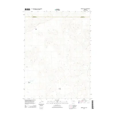 2014 Map of Wright Valley, 2014 Print