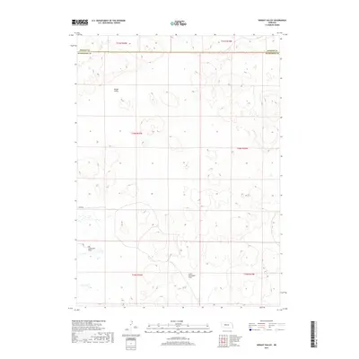 2017 Map of Wright Valley, 2017 Print