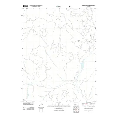 2011 Map of Wrights Reservoir, 2011 Print
