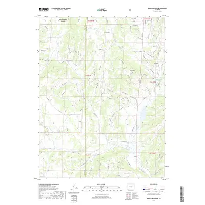 2019 Map of Wrights Reservoir, 2019 Print