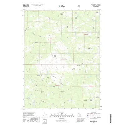 2018 Map of Wrights Ridge, 2018 Print