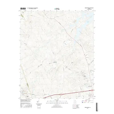 2017 Map of Wrightsboro, 2017 Print