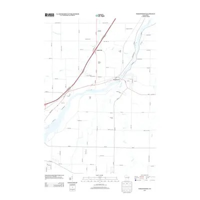 2013 Map of Wrightstown, 2013 Print